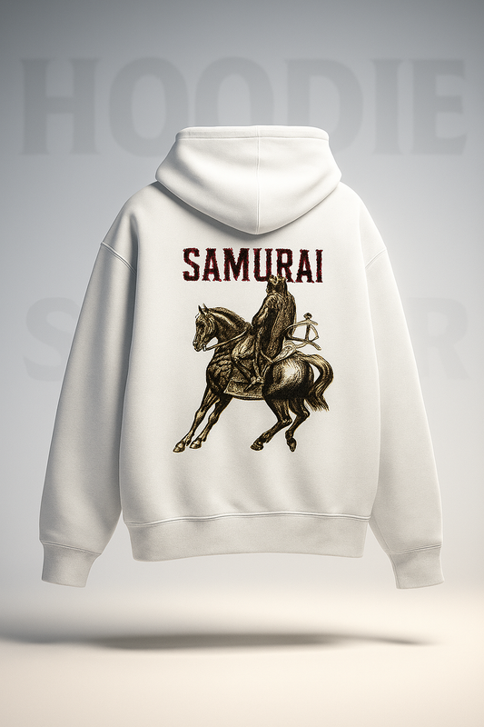 "SAMURAI" Men'sOversized Hoodie – 400 GSM Premium Cotton Streetwear | ShopHash