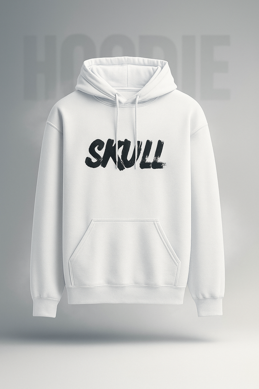 Skull Hoodie – Heavyweight Cotton Fleece Hoodie for Men & Women | ShopHash