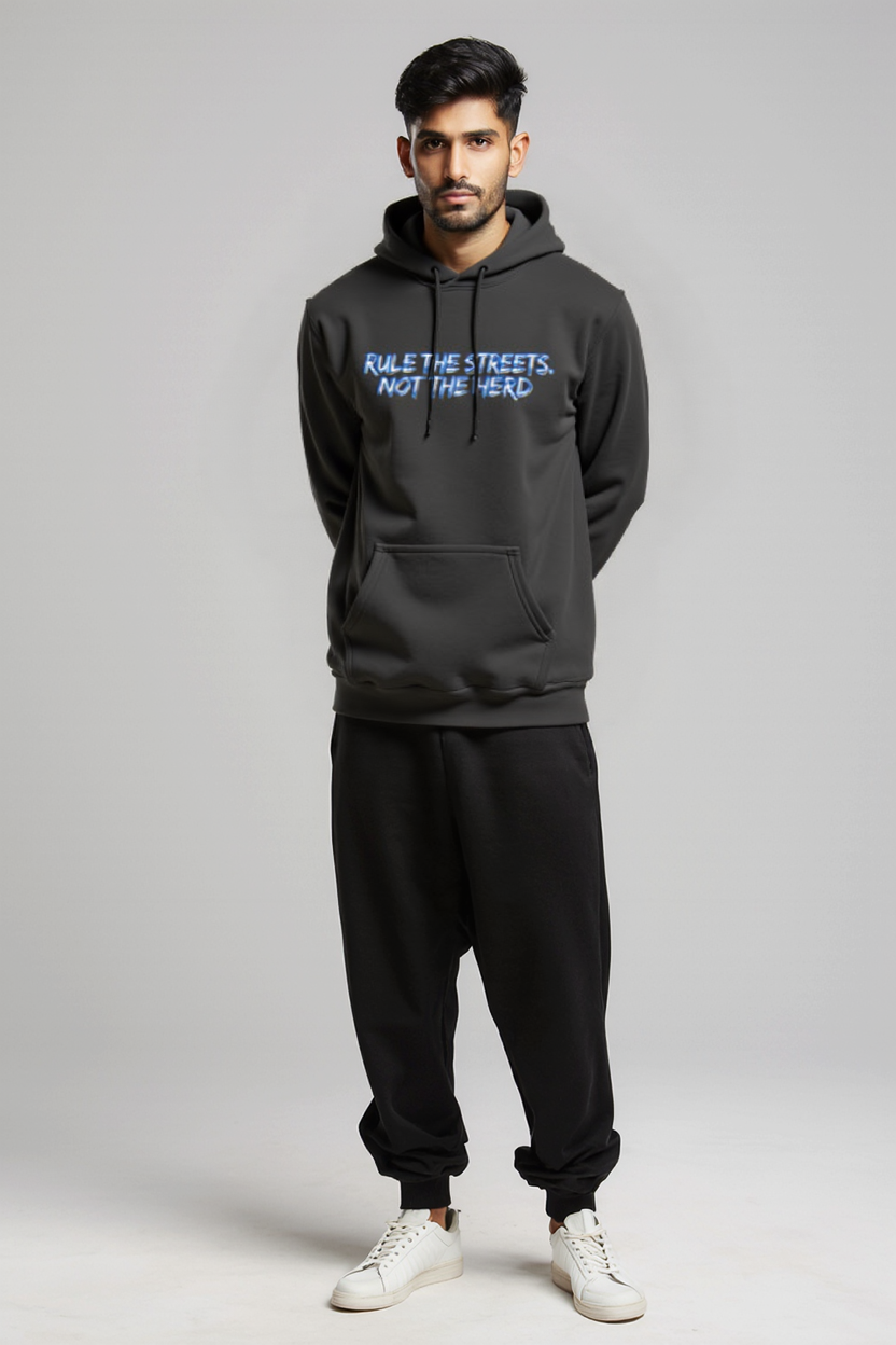 Men's Premium "BULL" Graphic Hoodie – Rule The Streets, Not The Herd | ShopHash